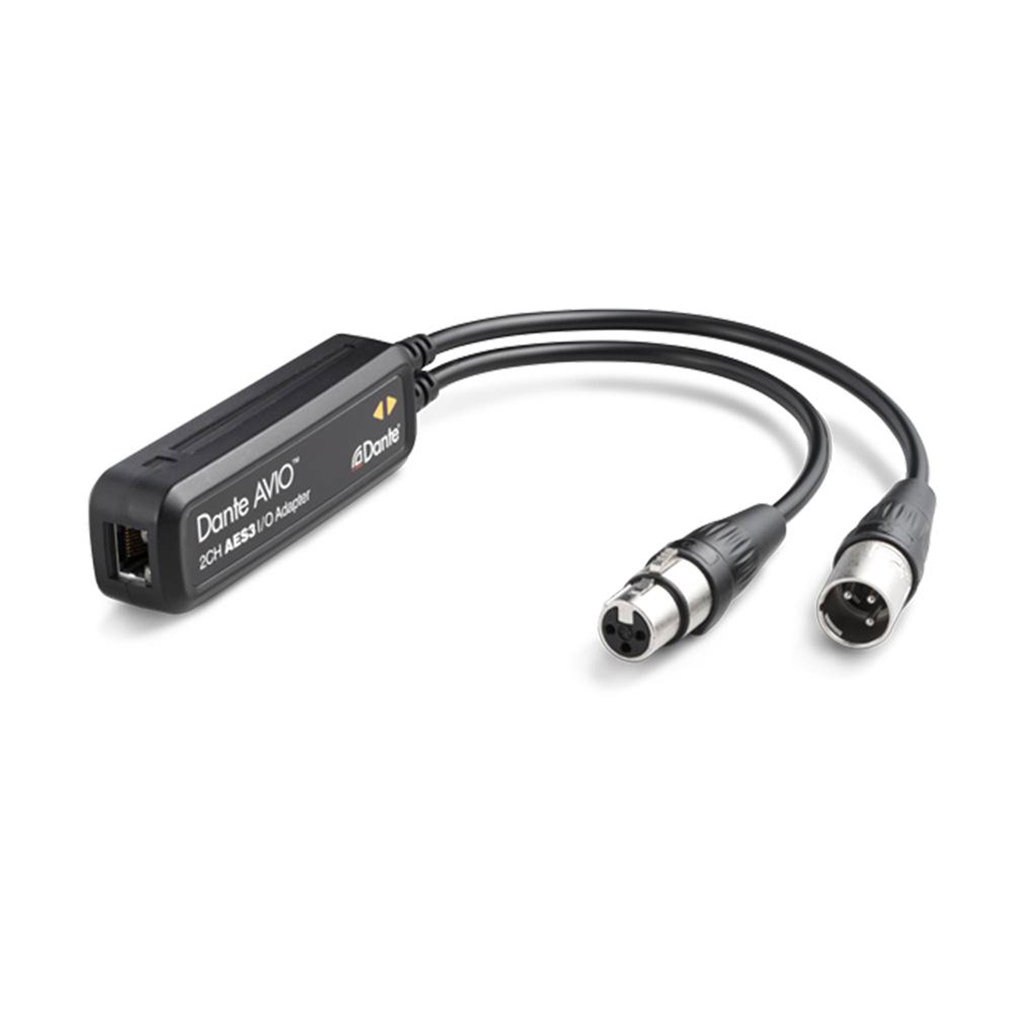 Audinate ADP-AES3-AU-2X2 Dante AVIO 2x2 AES3/EBU I/O Adapter for Dante Audio Network
