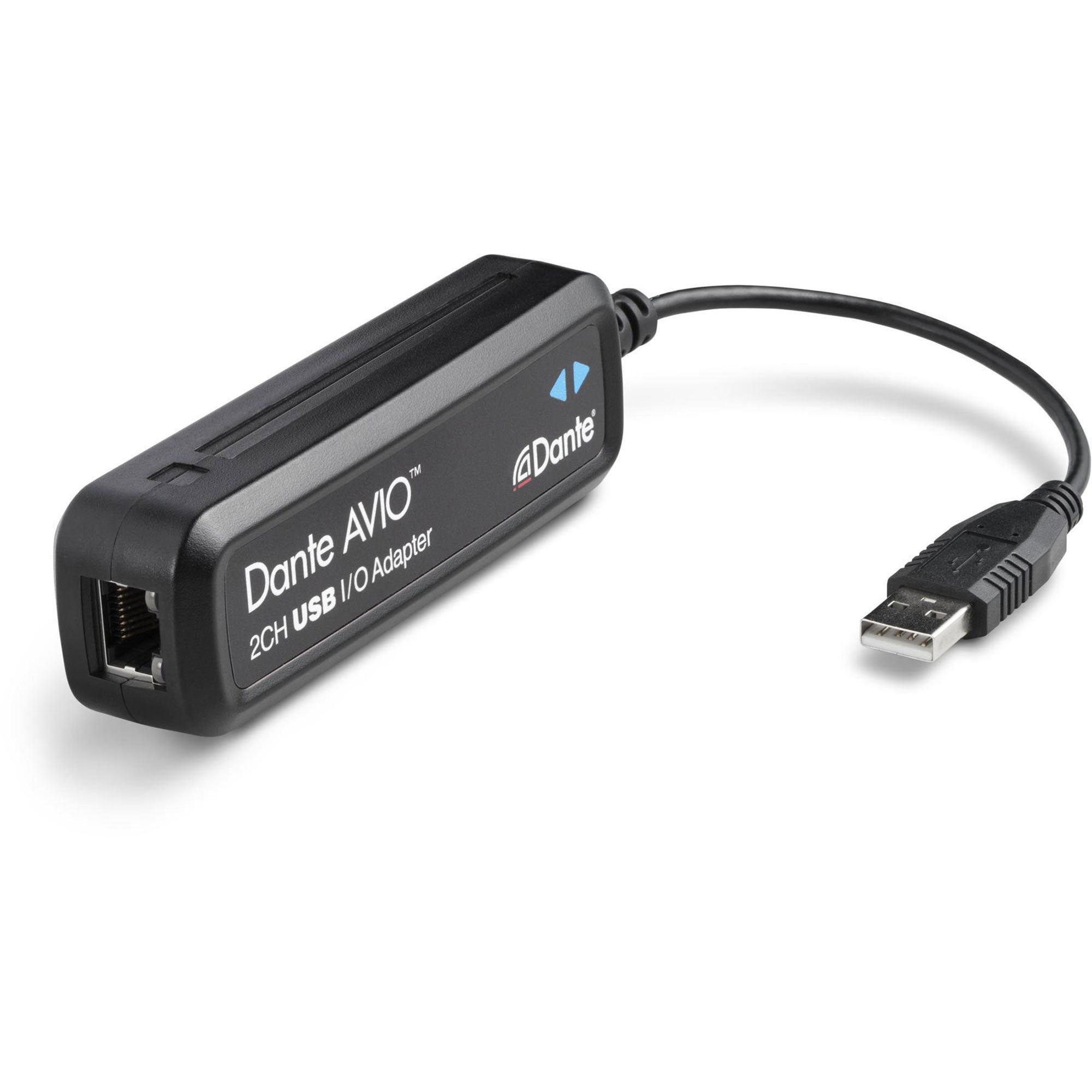 Audinate ADP-USB-AU-2X2 AVIO 2x2 USB Type-A I/O Adapter for Dante Audio Network