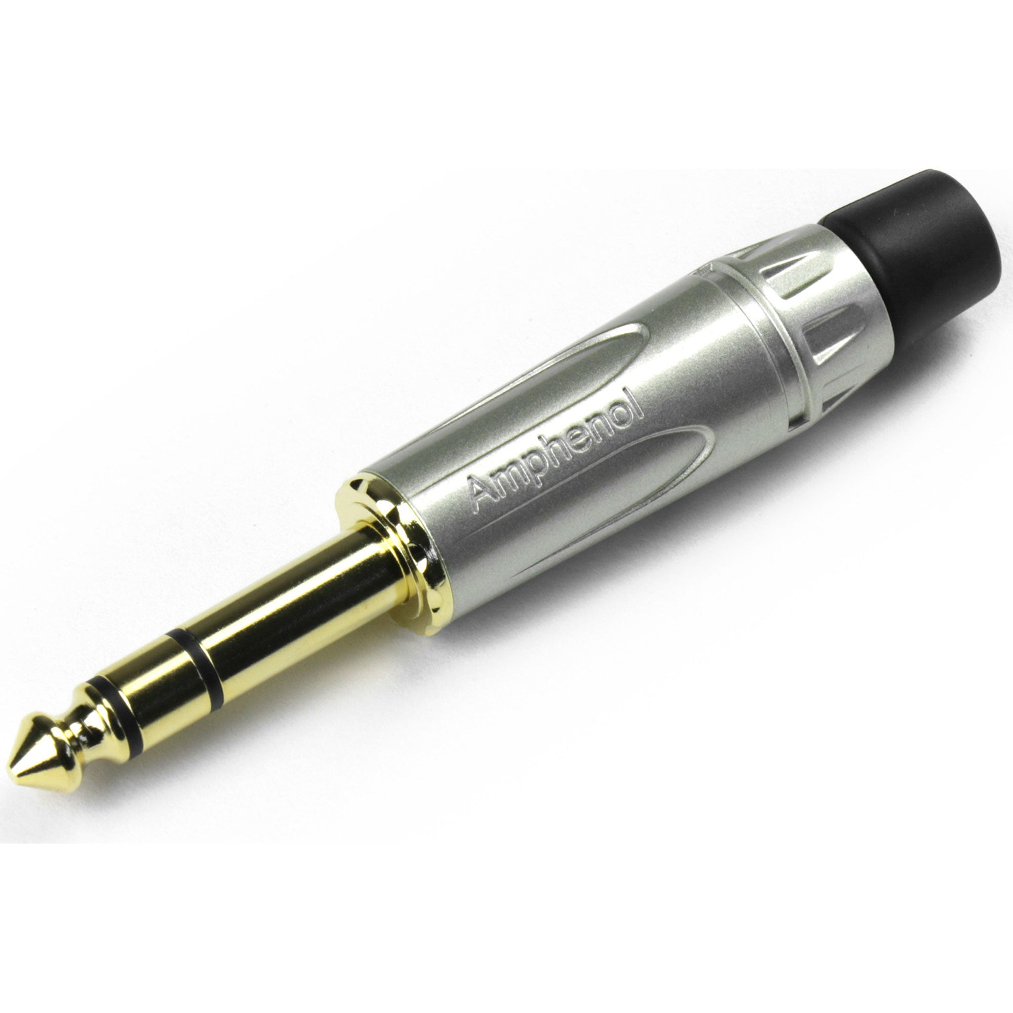 Amphenol ACPS-KN-AU Professional 1/4" TRS Stereo Phone Plug (Nickel/Gold, 50 Pack)