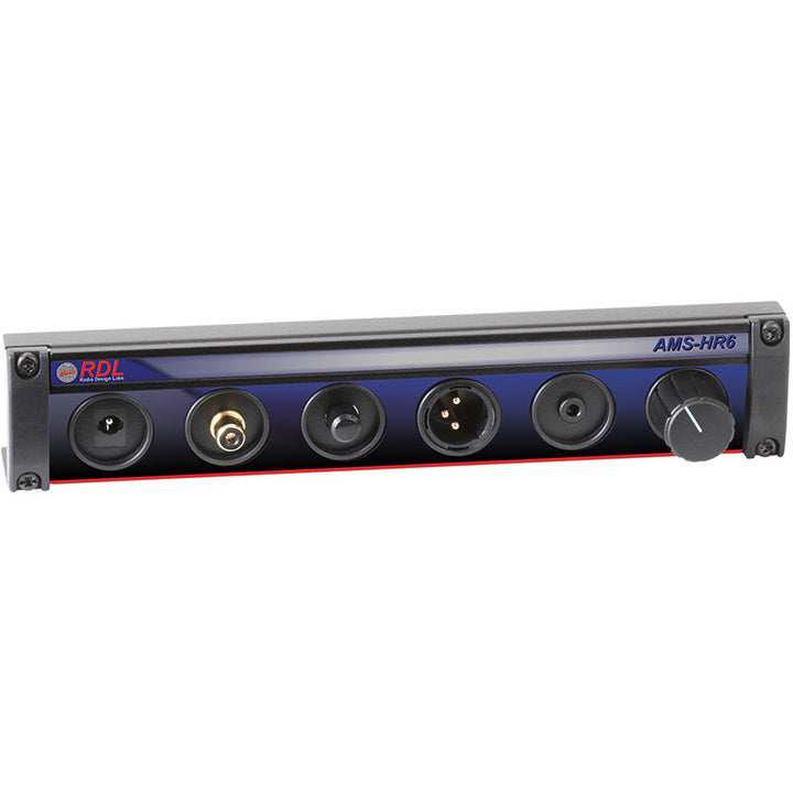 RDL AMS-HR6 Mounting Panel for 6 AMS Accessories