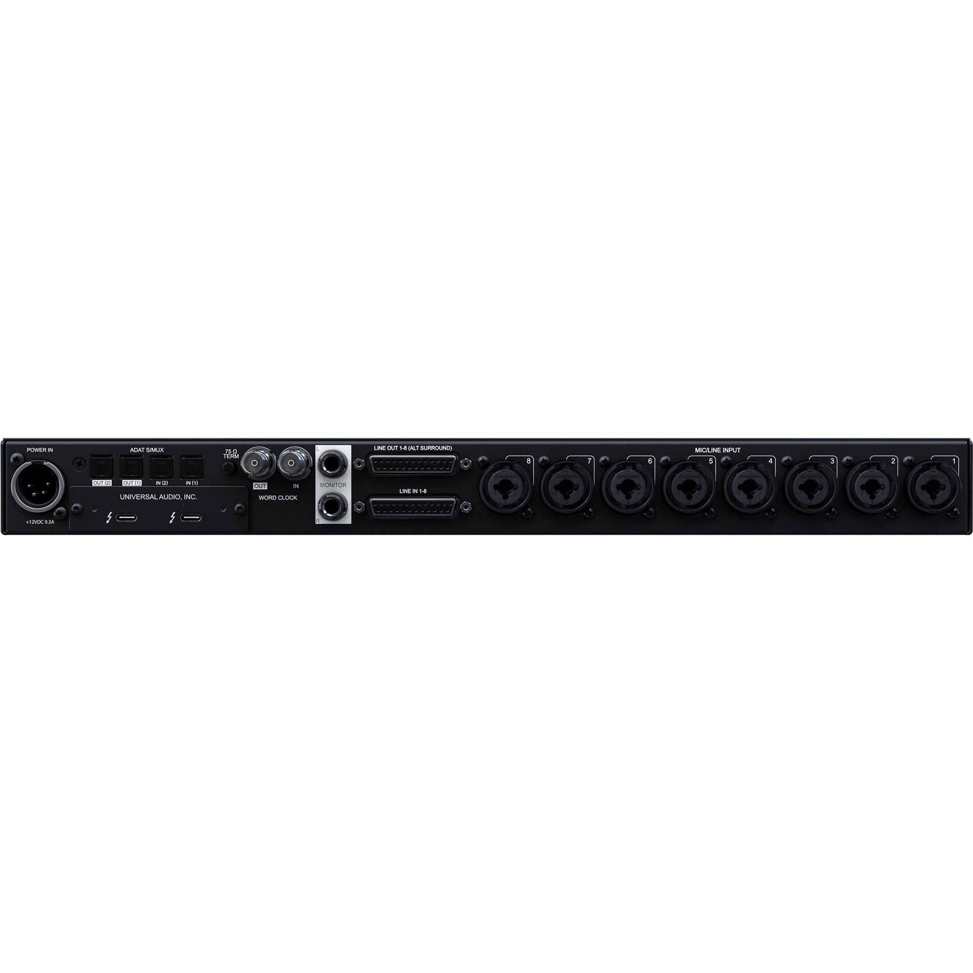 Universal Audio Apollo x8p Heritage Edition Rackmount Audio Interface with Thunderbolt 3 Cable