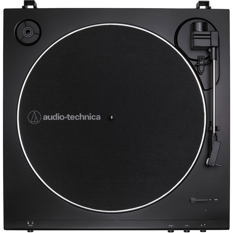 Audio-Technica AT-LP60X Fully Automatic Belt-Drive Turntable (Gunmetal & Black)