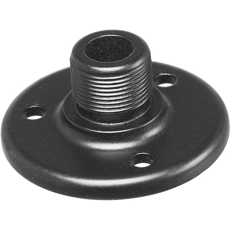 AtlasIED AD-12BE Surface Mount Male Mic Stand Flange (Black)