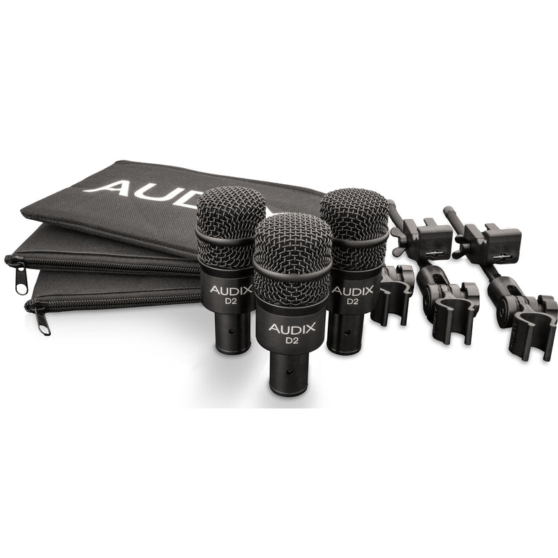Audix D2 Trio Dynamic Instrument Microphone (3 Pack)