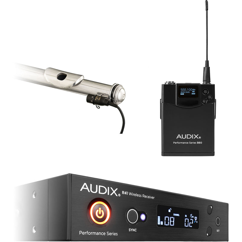 Audix AP41 FLUTE Single-Channel Instrument Wireless Microphone System (522-554 MHz)