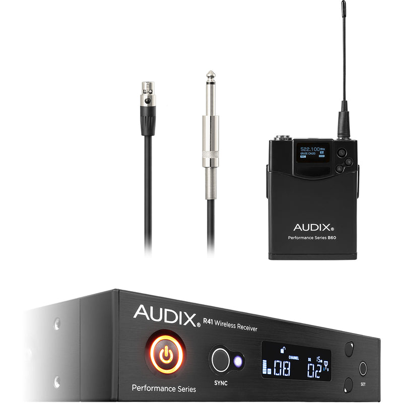 Audix AP41 GUITAR Single-Channel Instrument Wireless Microphone System (554-586 MHz)