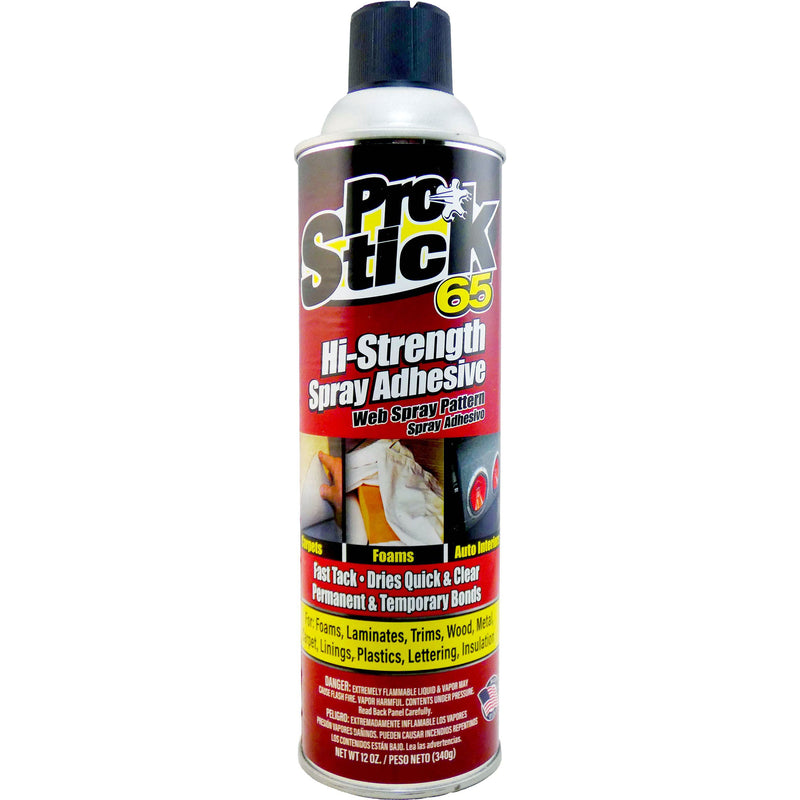 Max Professional Pro Stick 65 High Strength Spray Adhesive (12 oz., 12 Pack Case)