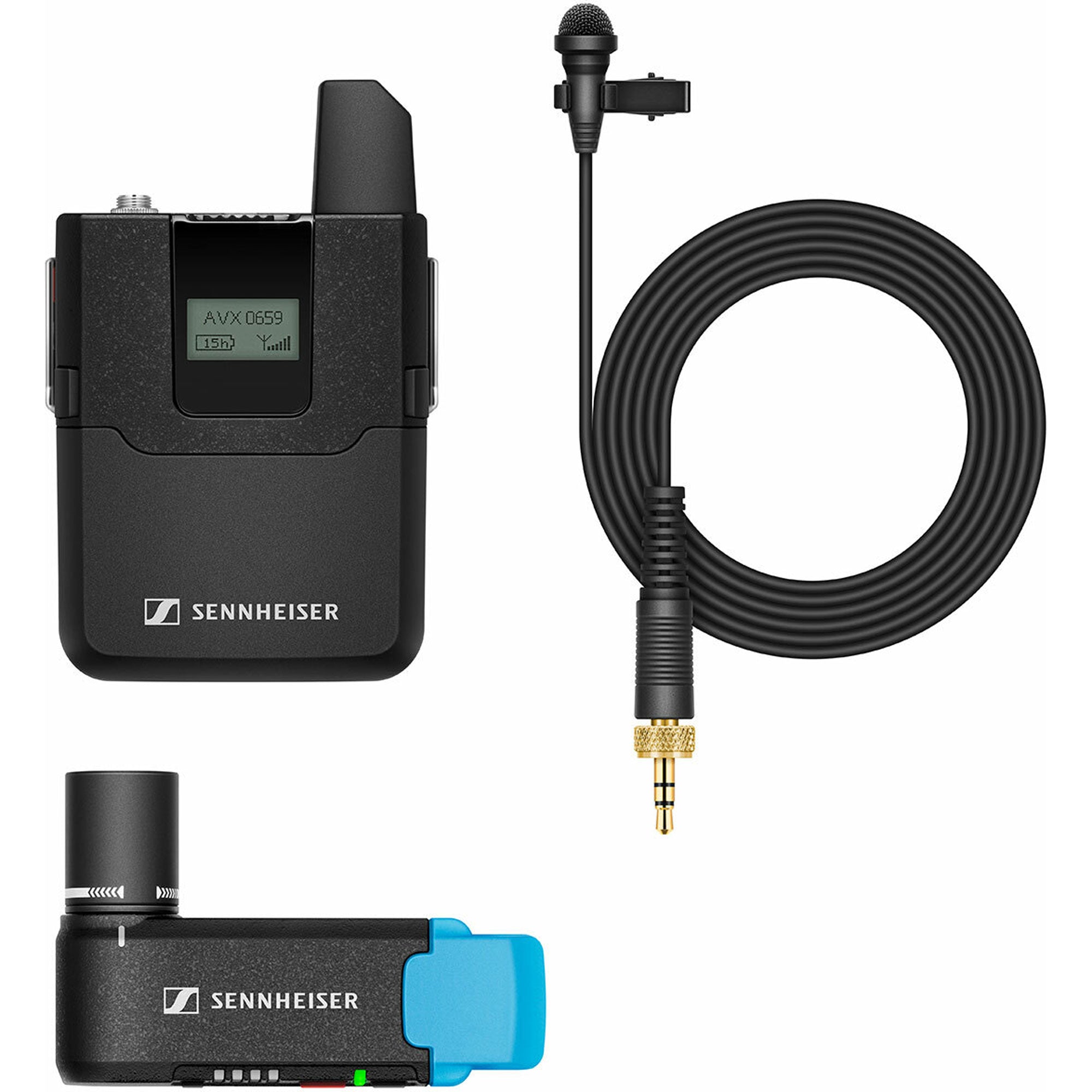 Sennheiser AVX-ME2 SET Digital Camera-Mount Wireless Omni Lavalier Microphone System (1.9 GHz)