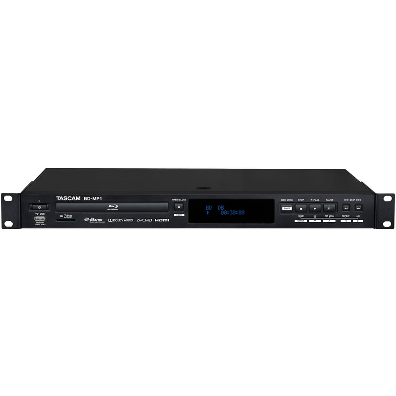 Tascam BD-MP1 Rackmount Blu-ray and USB Media Player