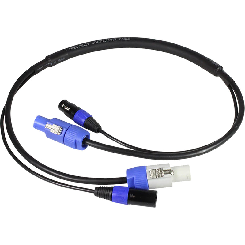 Blizzard DMXPC-3 Cool Cable powerCON & DMX 3-Pin Combo Cable (3')