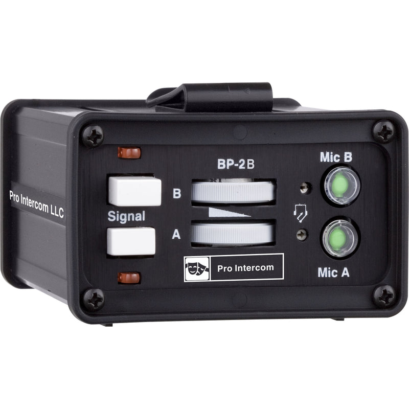 Pro Intercom BP2B Portable Headset Station (2 Circuit)