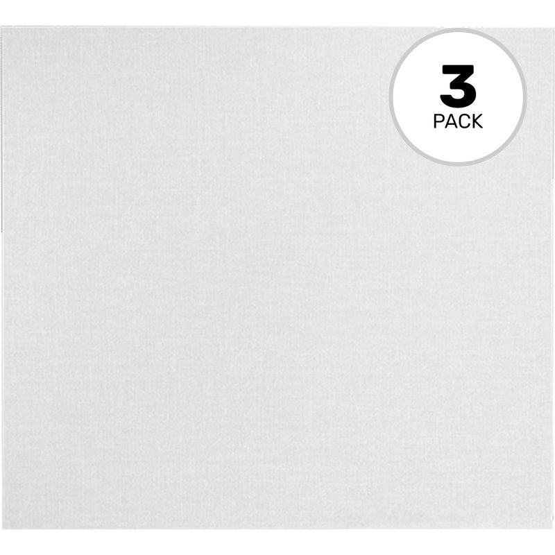 Primacoustic Broadway 2" Broadband 4 x 4 Panels with Square Edge (Paintable White, 3 Pack)