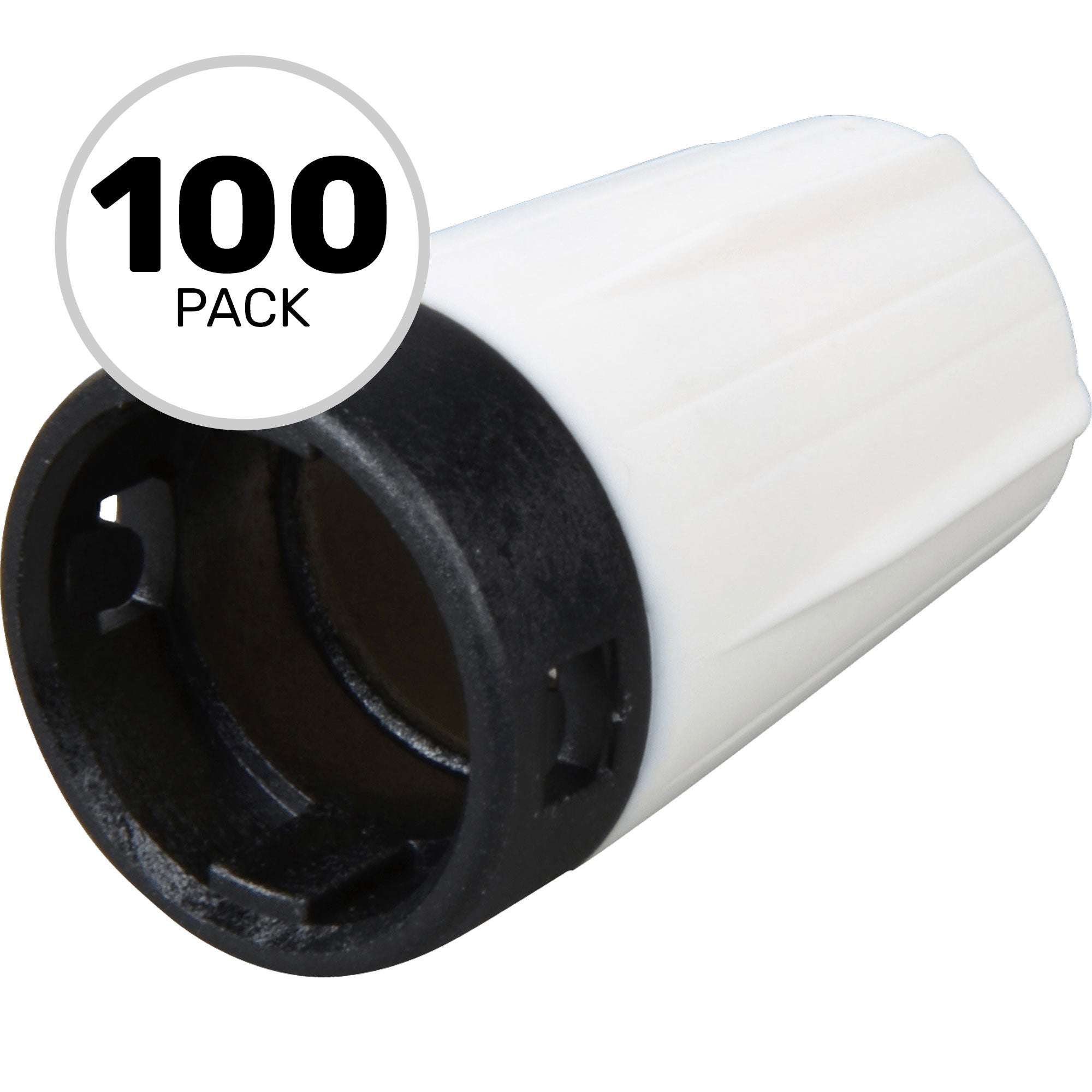 Neutrik BST-BNC-9 Color Coding Boot for rearTWIST BNC Series (White, Box of 100)