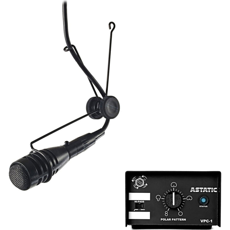 CAD Astatic 1600VP Variable Pattern Hanging Microphone (Black)