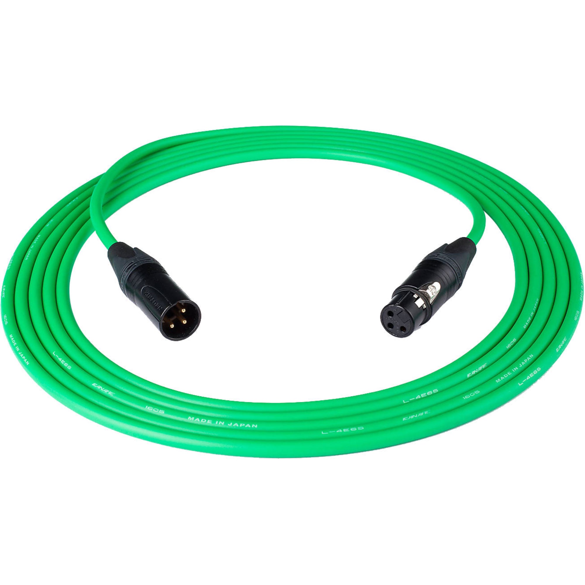 Performance Audio Professional Canare L-4E6S XLR-XLR Microphone Cable (10', Green)