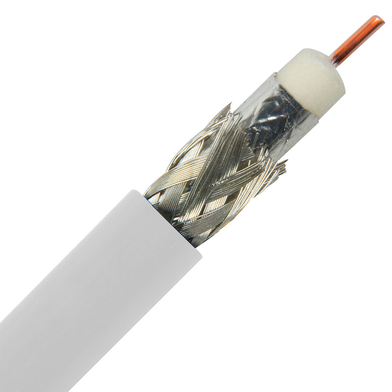 Canare L-5CFB 75 Ohm 3G-SDI / HD-SDI Digital Video Coaxial Cable RG-6 Type (White, 656'/200m)