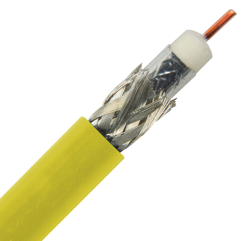 Canare L-4CFB 75 Ohm 3G-SDI / HD-SDI Digital Video Coaxial Cable RG-59 Type (Yellow, 656'/200m)