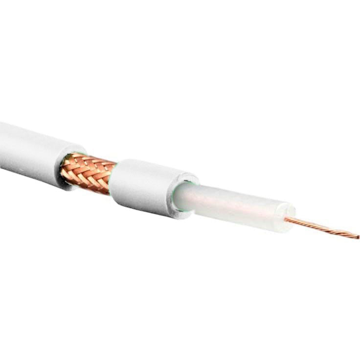 Canare LV-61S 75 Ohm Coaxial Video Cable RG-59 Type (White, 500'/153m)