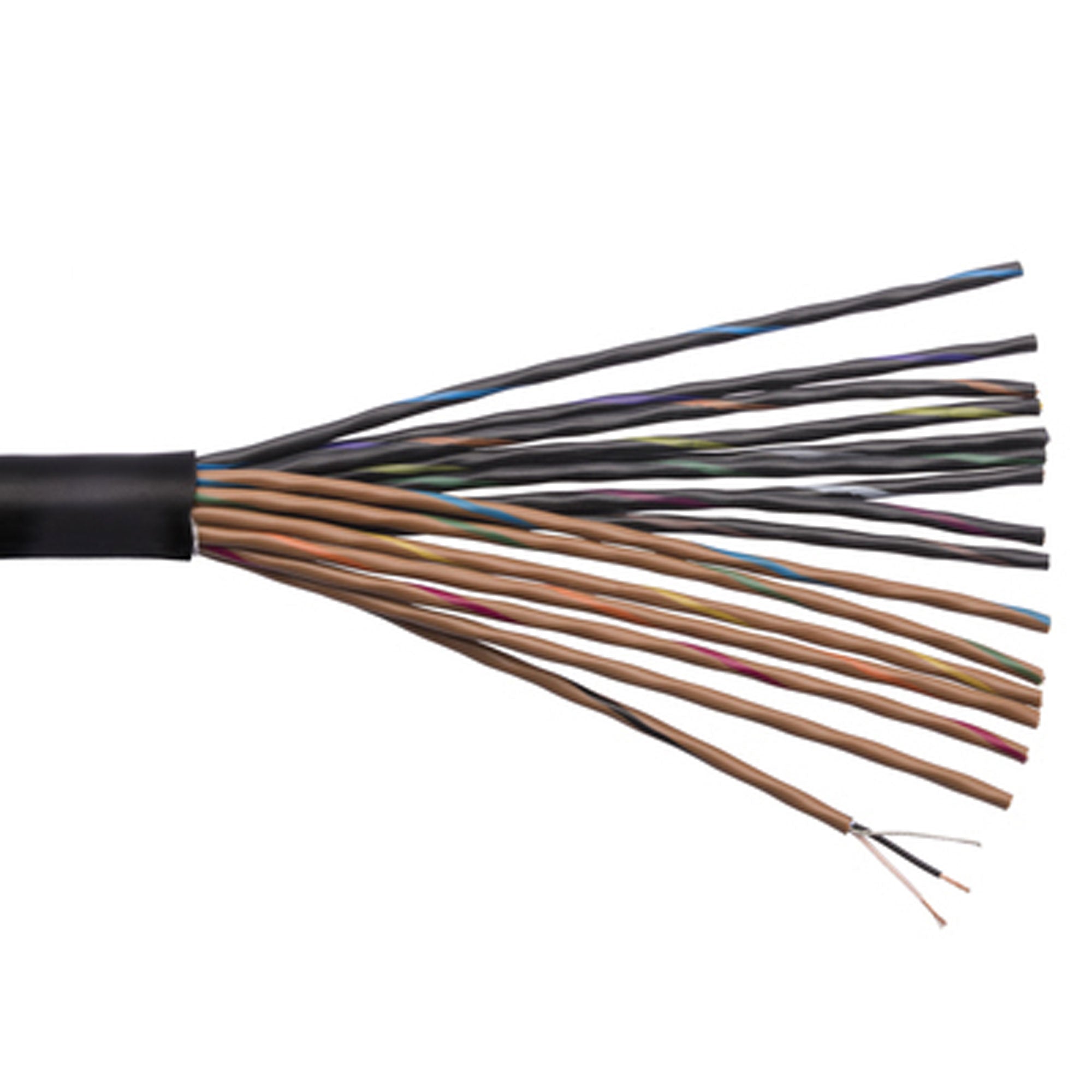 Canare MR202-16AT 16-Channel Twisted Pair Audio Snake Cable with Foil Shield (Black, 656'/200m)