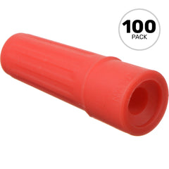 Canare CB05A Cable Boot for LV-77S, L-5, L-4.5 & V-5 Series Cables (Red, 100 Pack) Image 1