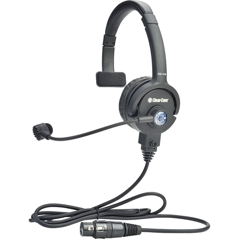 Clear-Com CC-110 Single-Ear Premium Lightweight Intercom Headset (4-Pin Female XLR)