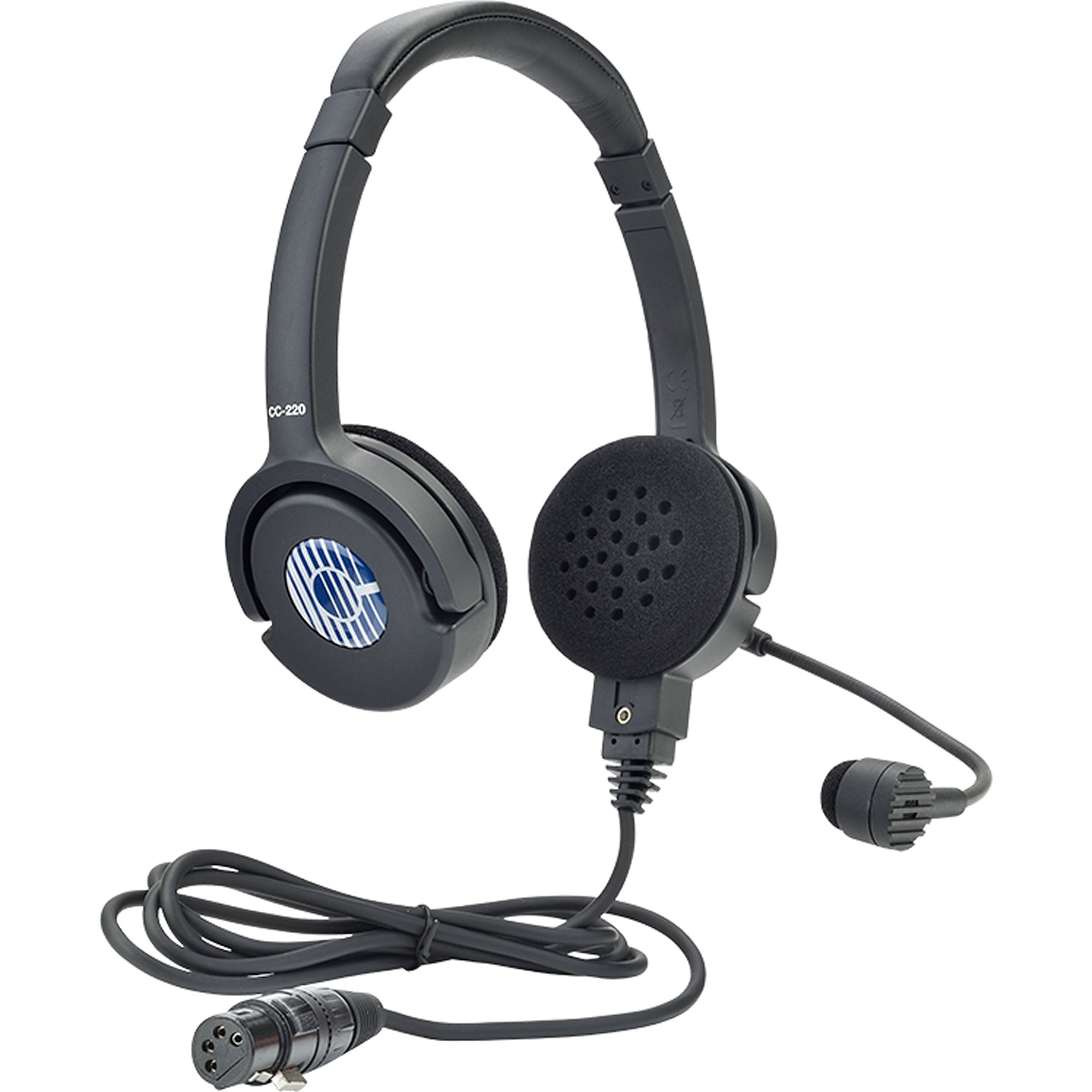 Clear-Com CC-220 Dual-Ear Premium Lightweight Intercom Headset (7-Pin Female XLR)