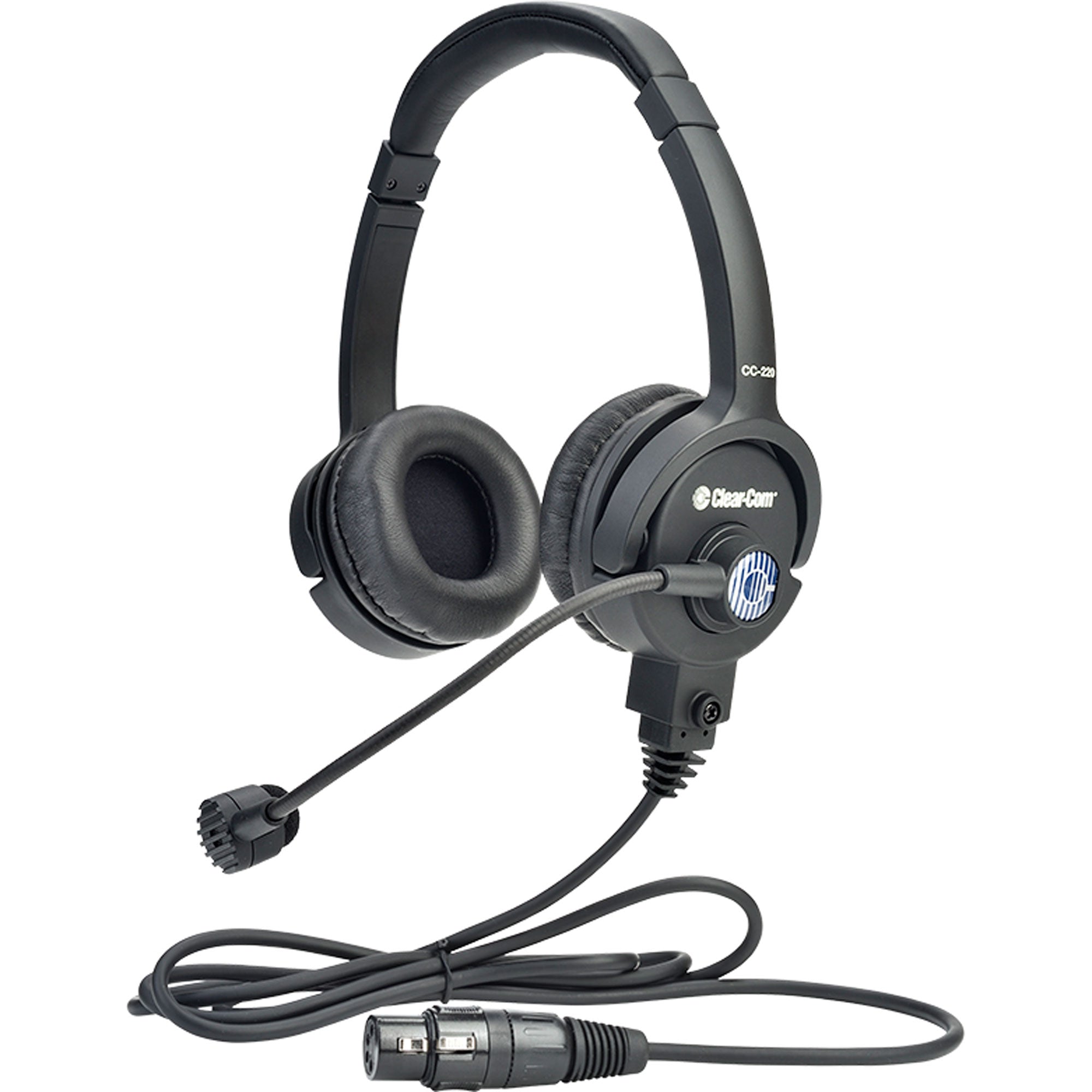 Clear-Com CC-220 Dual-Ear Premium Lightweight Intercom Headset (6-Pin Male XLR)