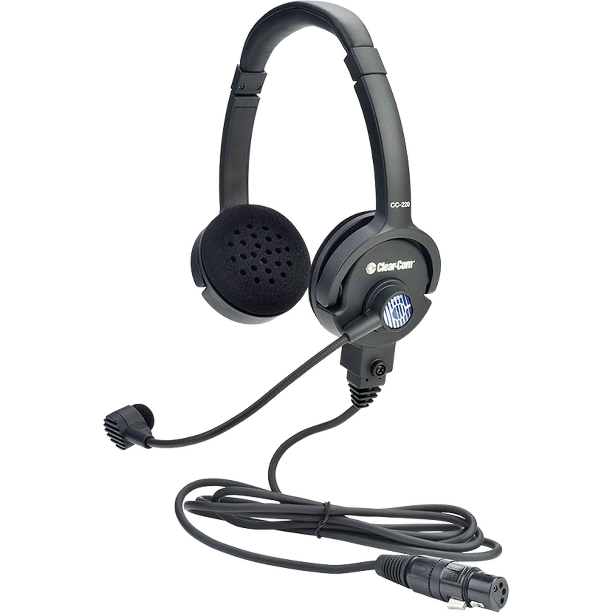Clear-Com CC-220 Dual-Ear Premium Lightweight Intercom Headset (7-Pin Female XLR)