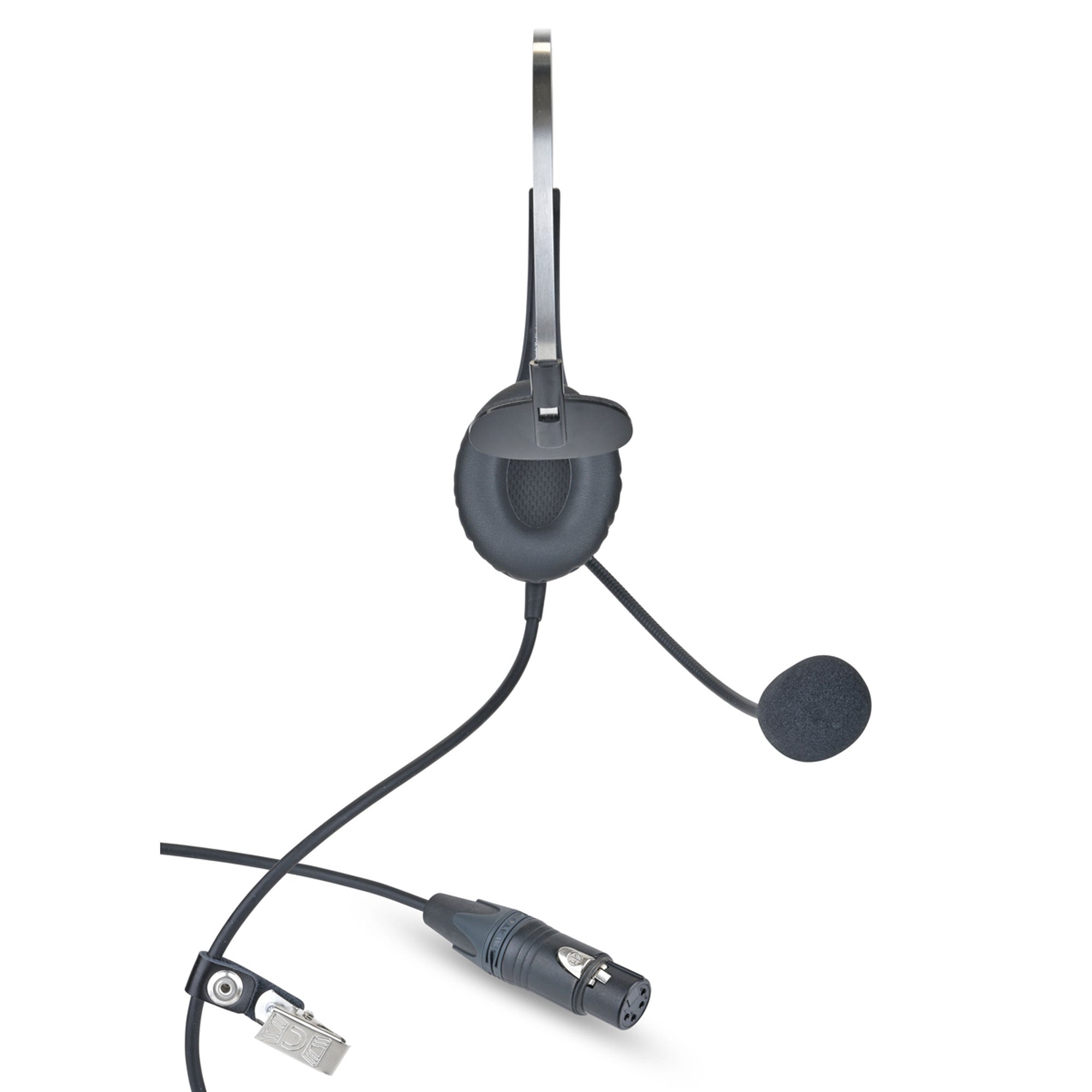 Clear-Com CC-28-X4 Single Ear Lightweight Intercom Headset (4-Pin Female XLR)