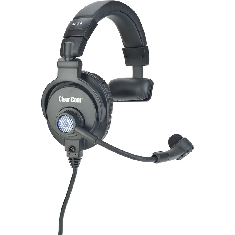 Clear-Com CC-300 Single-Ear Standard Intercom Headset (4-Pin Female XLR)