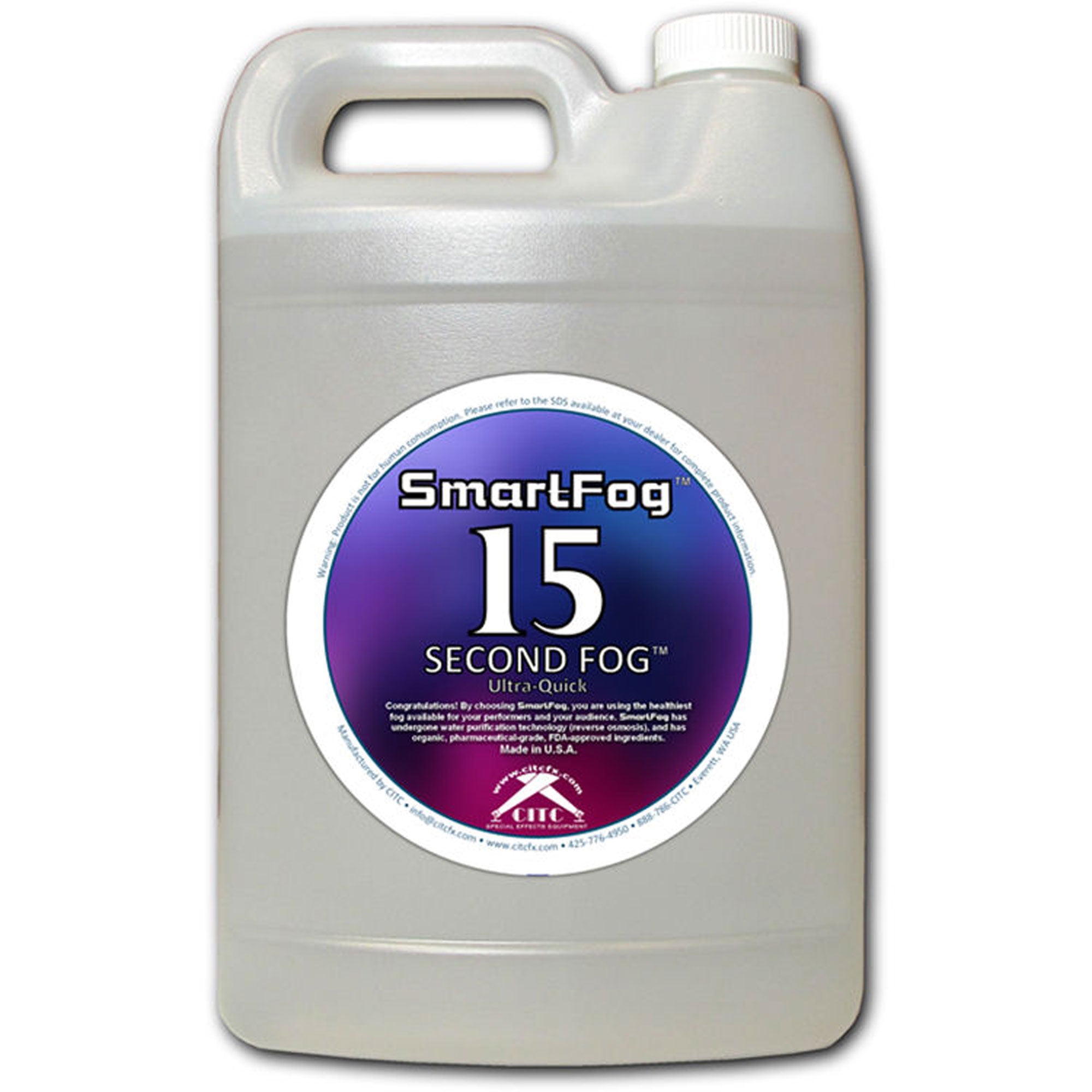 CITC 150495 SmartFog 15 Second Ultra-Quick Fog Fluid (1 Gallon)