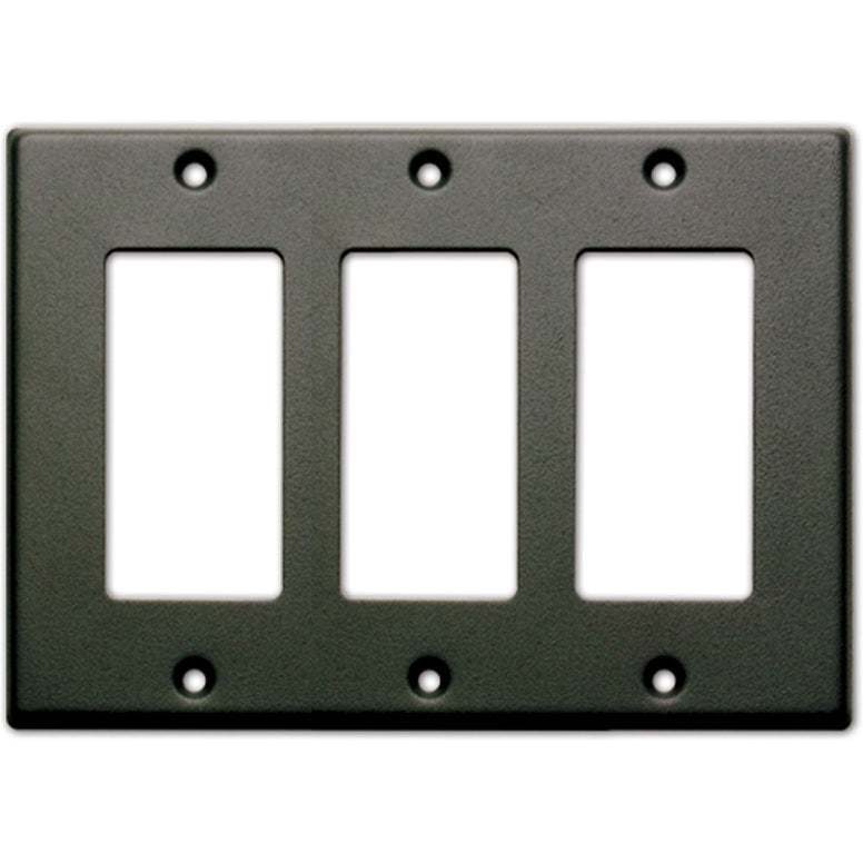 RDL CP-3B Triple Cover Plate (Black)