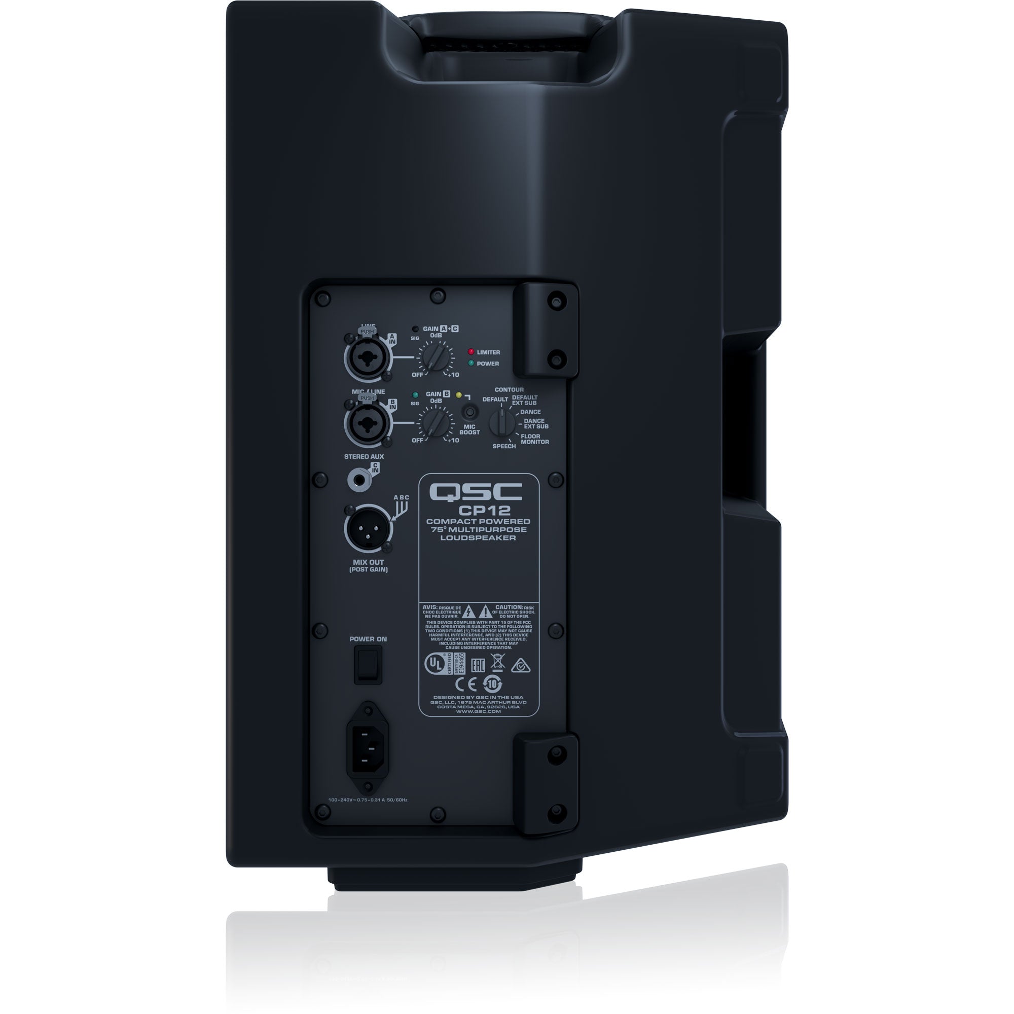 QSC CP12 Compact Powered Loudspeaker (12")