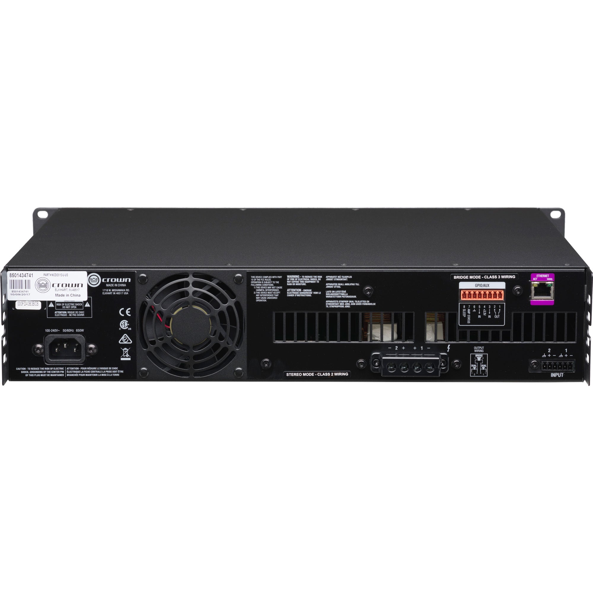 Crown CDi DriveCore 2|1200 2-Channel Power Amplifier (1200W)