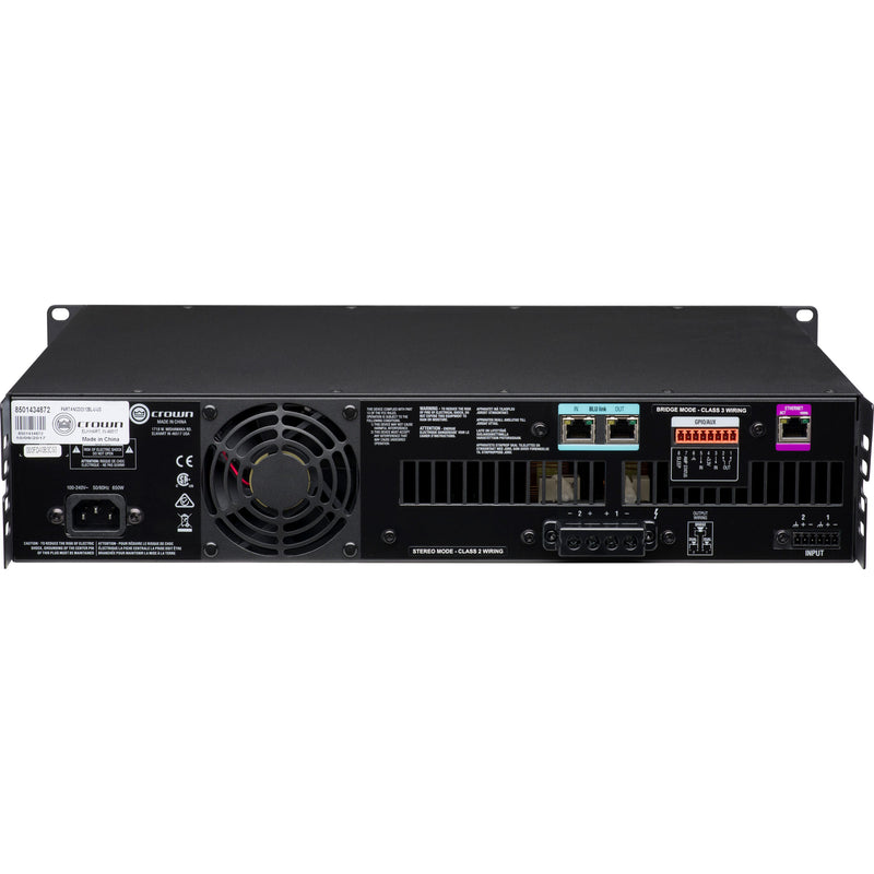 Crown CDi DriveCore 2|1200BL 2-Channel Power Amplifier with BLU Link (1200W)