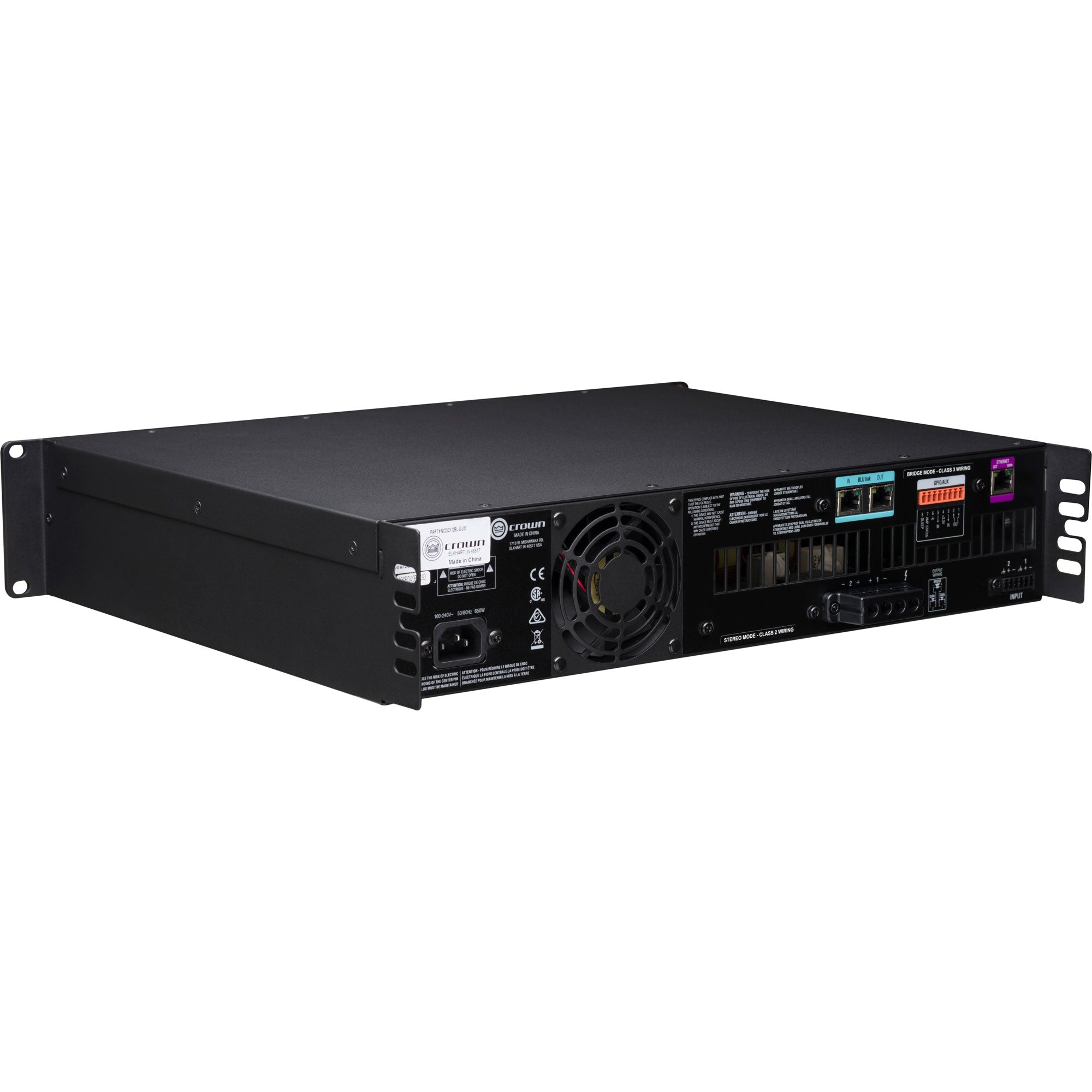 Crown CDi DriveCore 2|1200BL 2-Channel Power Amplifier with BLU Link (1200W)