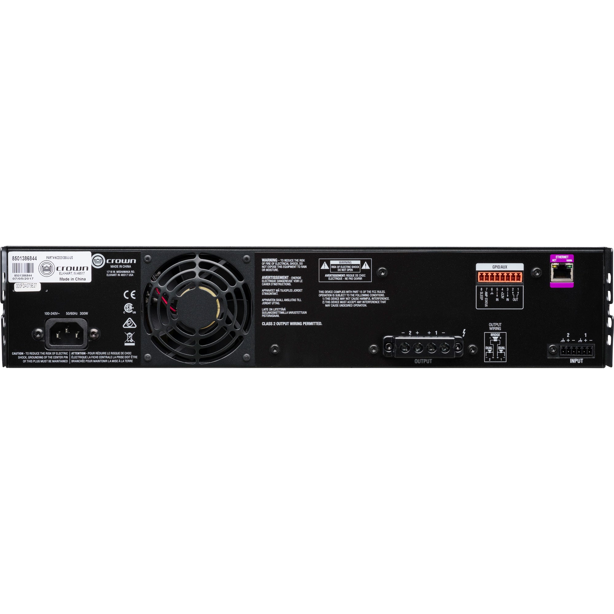 Crown CDi DriveCore 2|300 2-Channel Power Amplifier (300W)