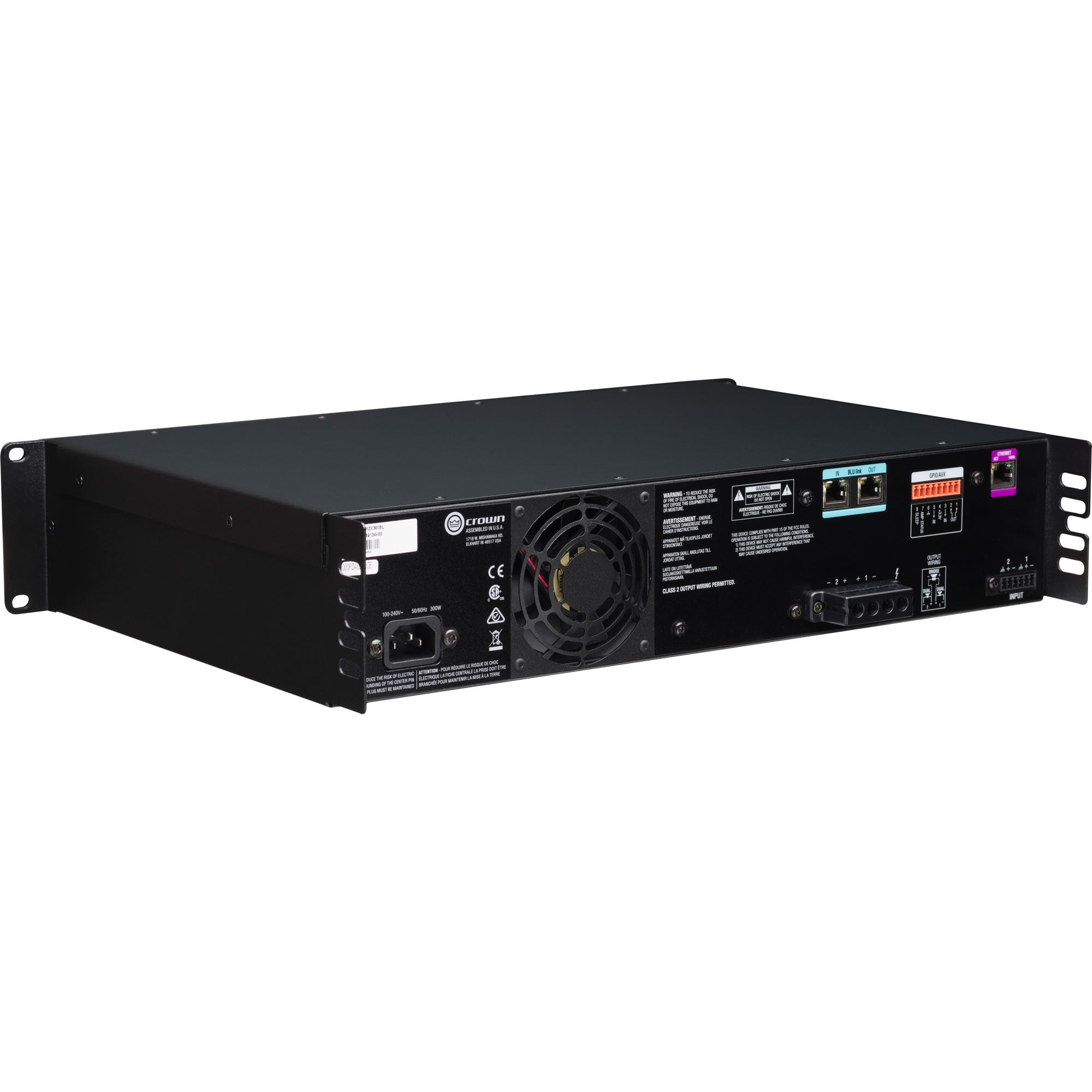 Crown CDi DriveCore 2|300BL 2-Channel Power Amplifier with BLU Link (300W)