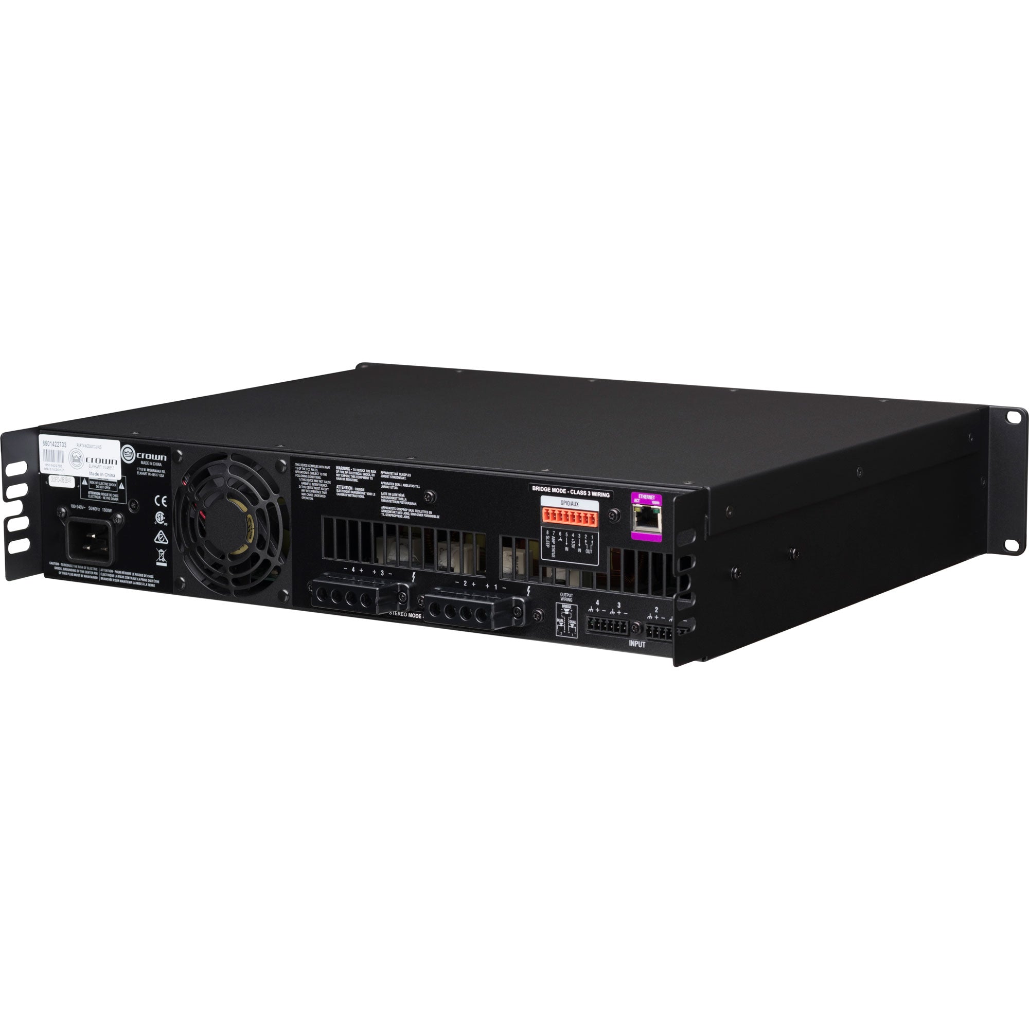 Crown CDi DriveCore 4|1200 4-Channel Power Amplifier (1200W)