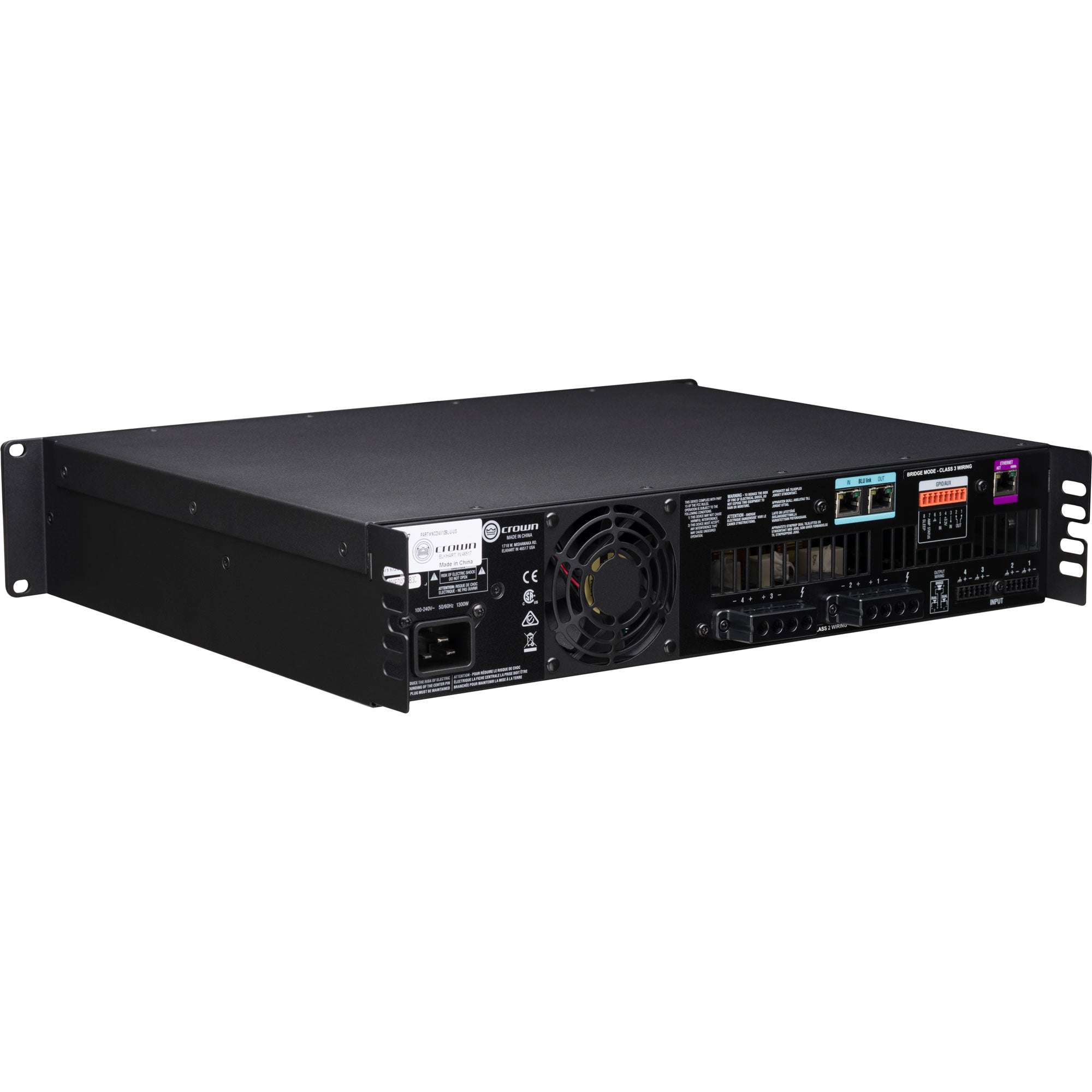 Crown CDi DriveCore 4|1200BL 4-Channel Power Amplifier with BLU Link (1200W)