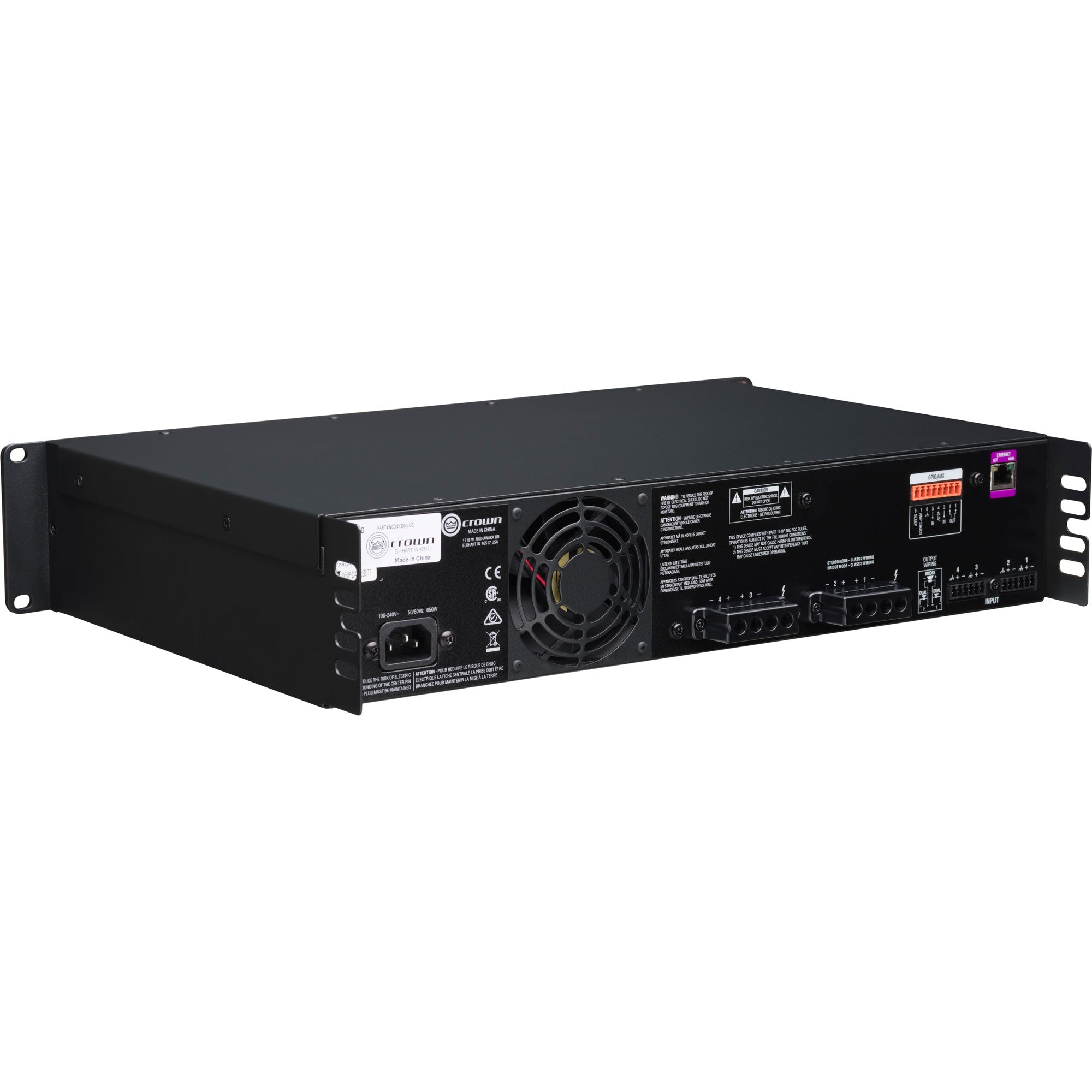 Crown CDi DriveCore 4|600 4-Channel Power Amplifier (600W)