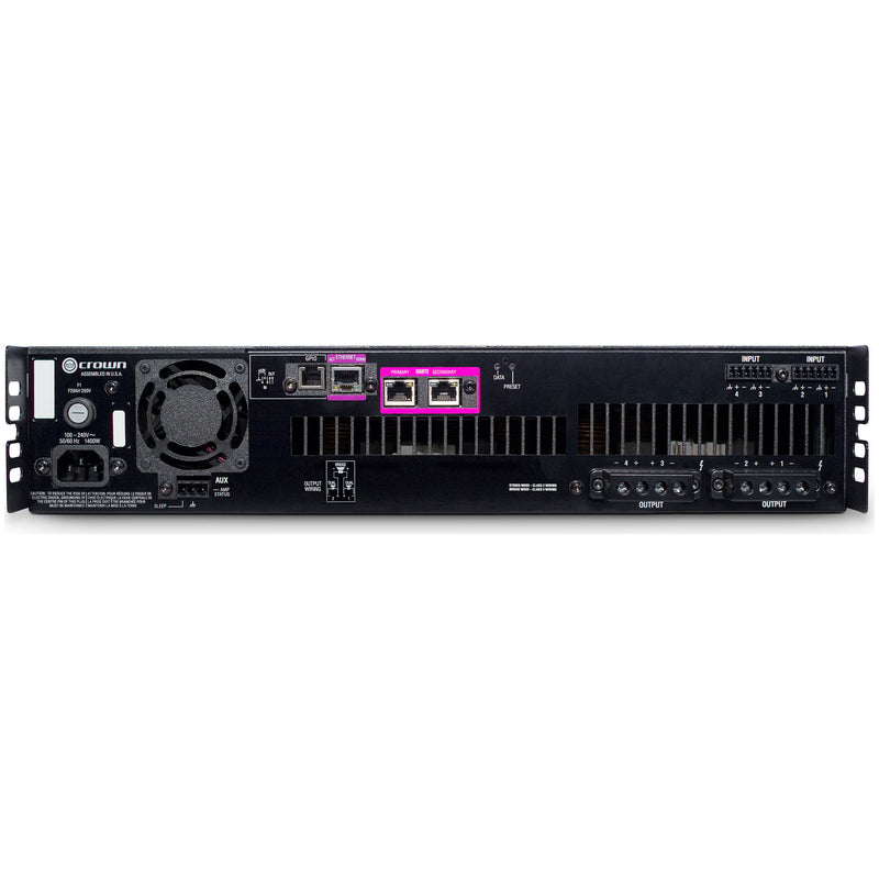 Crown DCi 4|300DA DriveCore Install DA Series 4-Channel Power Amplifier with Dante (300W)