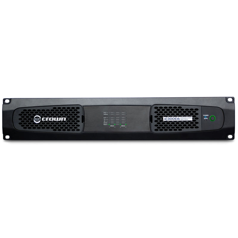 Crown DCi 4|300DA DriveCore Install DA Series 4-Channel Power Amplifier with Dante (300W)