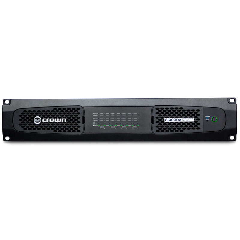 Crown DCi 8|300DA DriveCore Install DA Series 8-Channel Power Amplifier with Dante (300W)