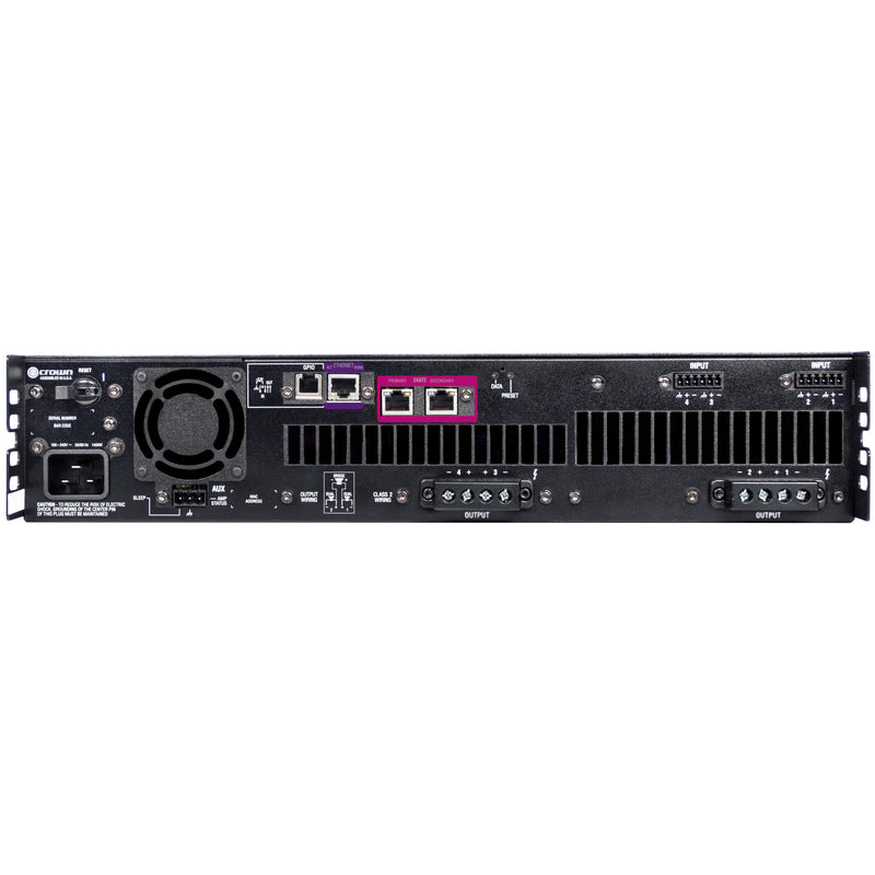 Crown DCi 4|1250DA DriveCore Install DA Series 4-Channel Power Amplifier with Dante (1250W)