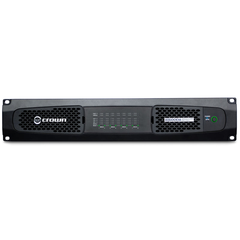 Crown DCi 8|600DA DriveCore Install DA Series 8-Channel Power Amplifier with Dante (600W)