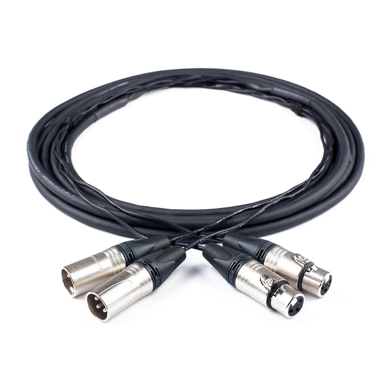 Custom Cables 2-Channel AES/EBU Digital Audio Snake Made from Mogami W3160 & Pro Connectors