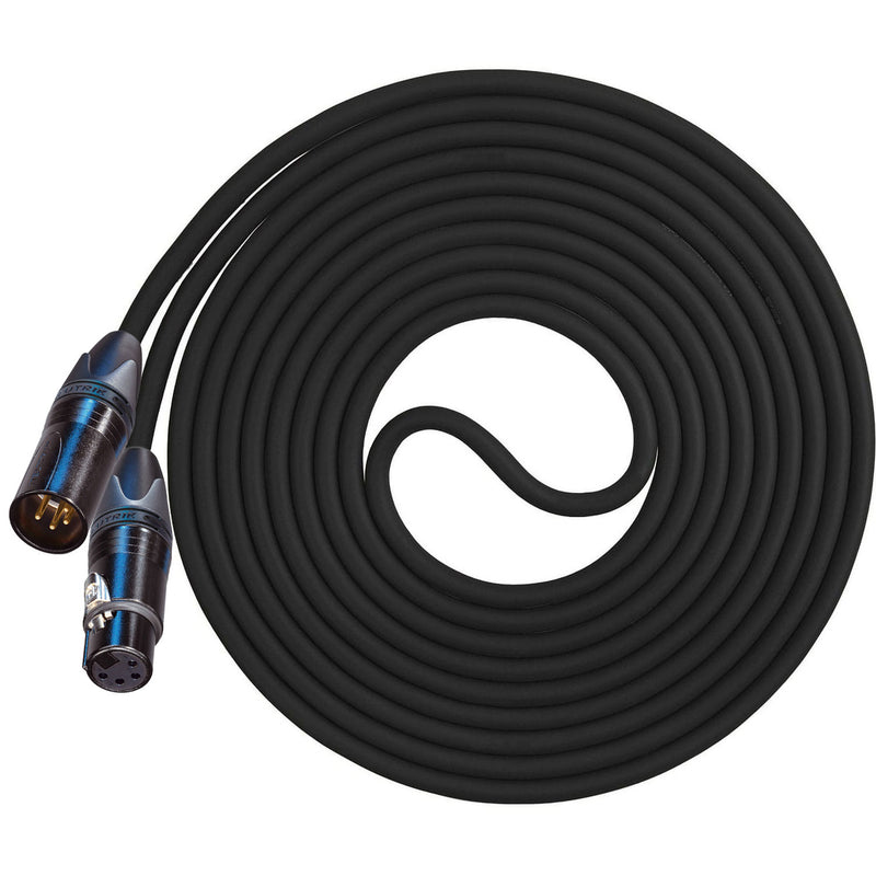 Custom Cables 4-Pin XLR-XLR Cable Made from Canare L-4E6S & Neutrik Connectors