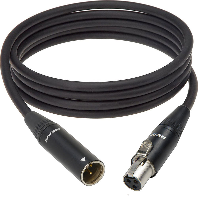 Custom Cables Mini-XLR Cable Made from Mogami W2893 & Neutrik Connectors (TA3)