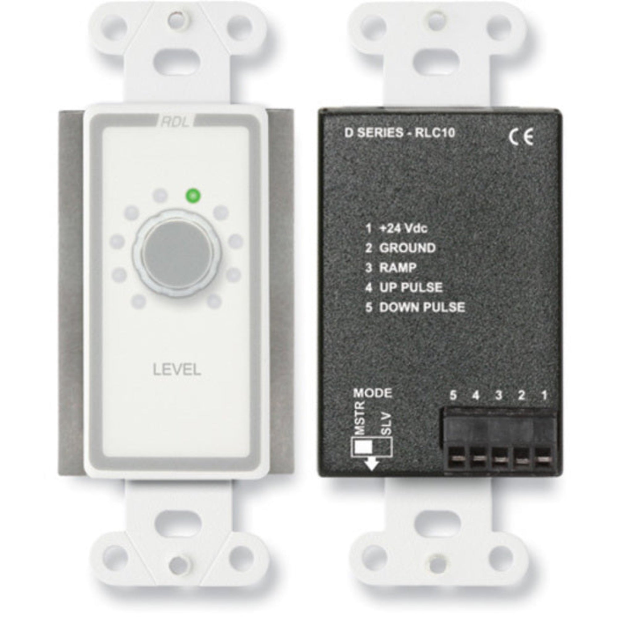 RDL D-RLC10 Remote Level Control on Decora Plate (White)